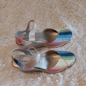 Anne Klein Women's Multicolor Espadrille Wedges